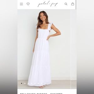 Petal & Pup Peaches Dress - White